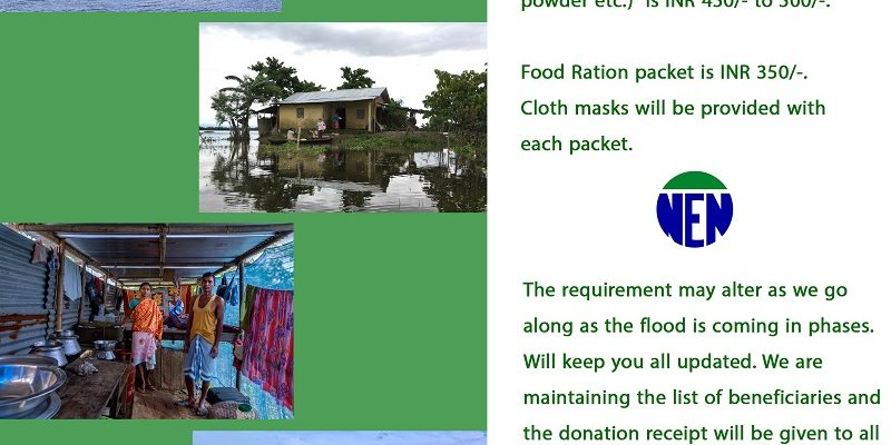 poster NEN flood relief for Assam