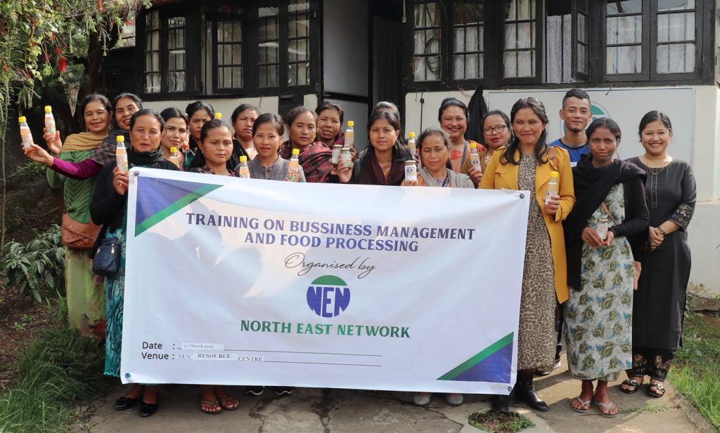 Training on Food Processing & Business Management for women SHGs