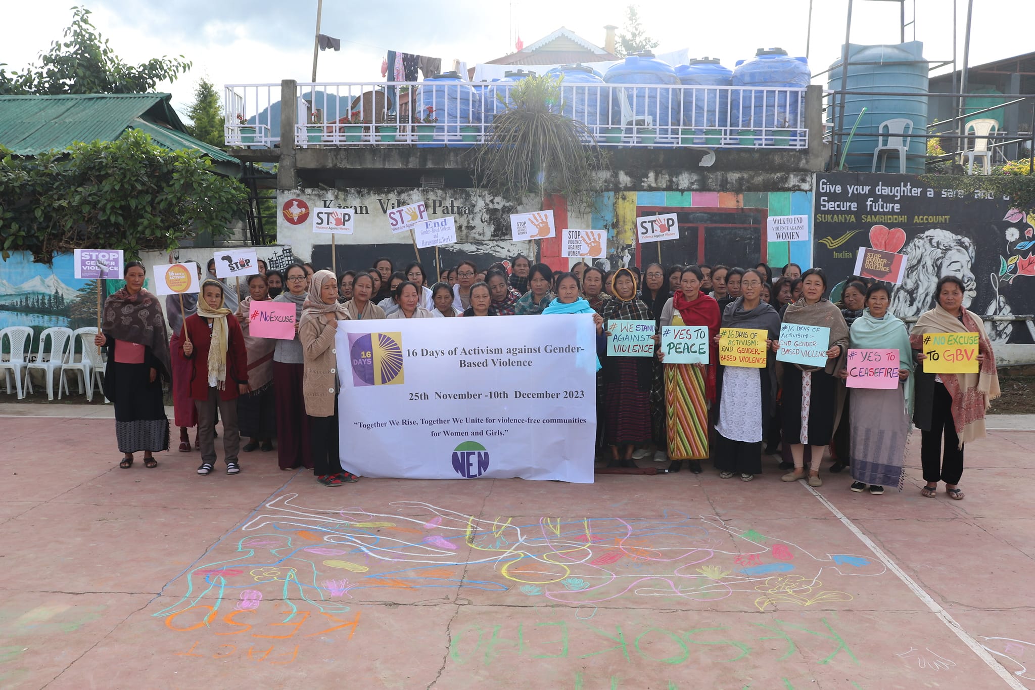 16 Days of Activism against gender-based violence - Chizami, Nagaland